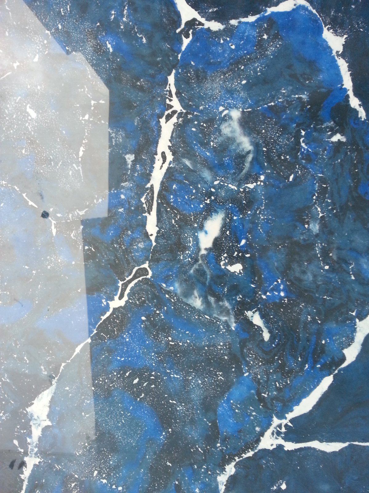 Detalle del acabado Azul Lapislázuli