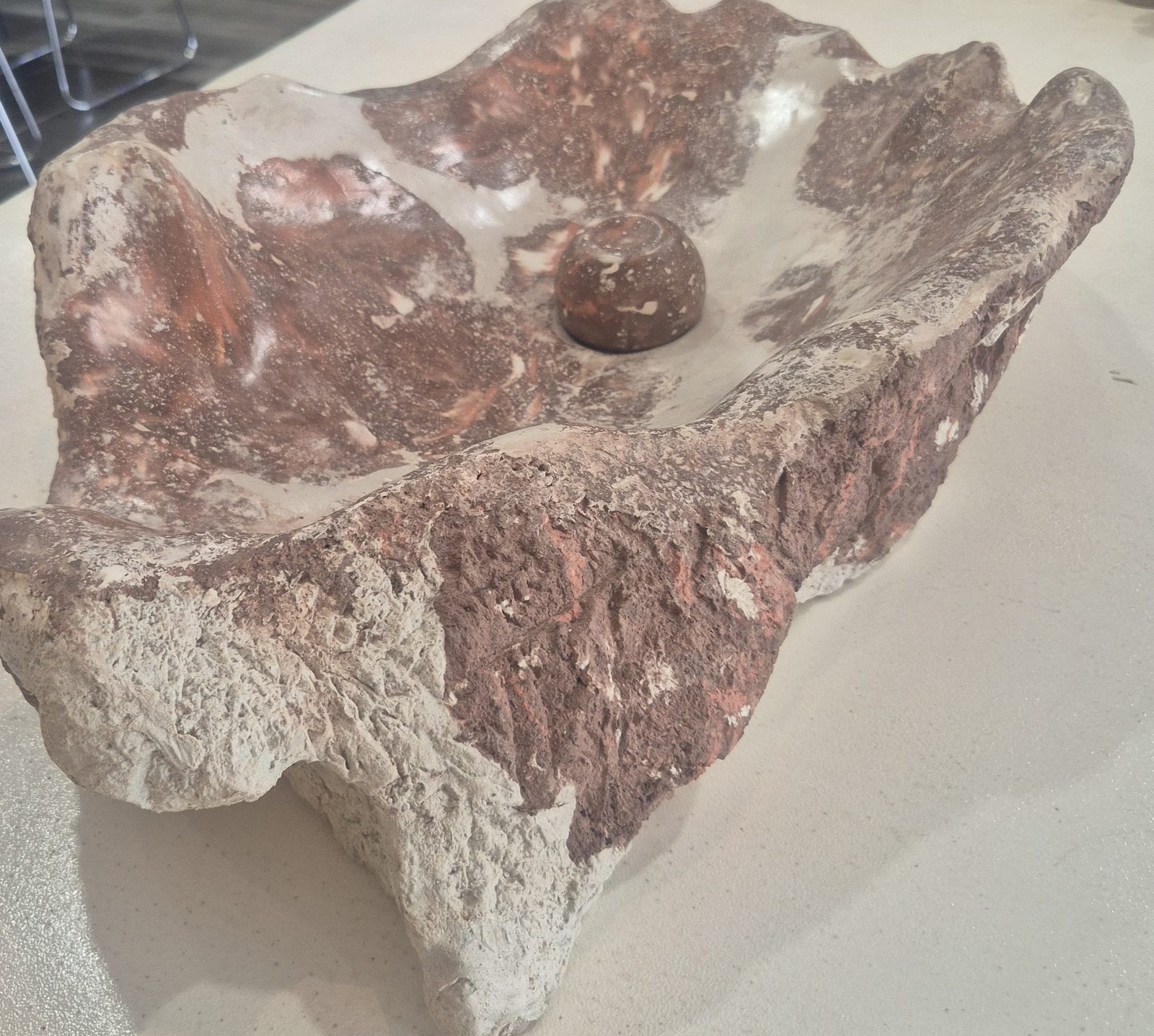 La Roca GFRC Concrete Sink texture close-up