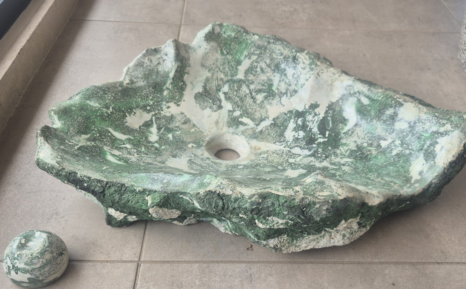 La Roca GFRC Concrete Sink in a finished project